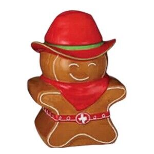 Cowboy‎ Gingerbread Cookie Jar